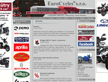 Tablet Screenshot of eurocycles.cz